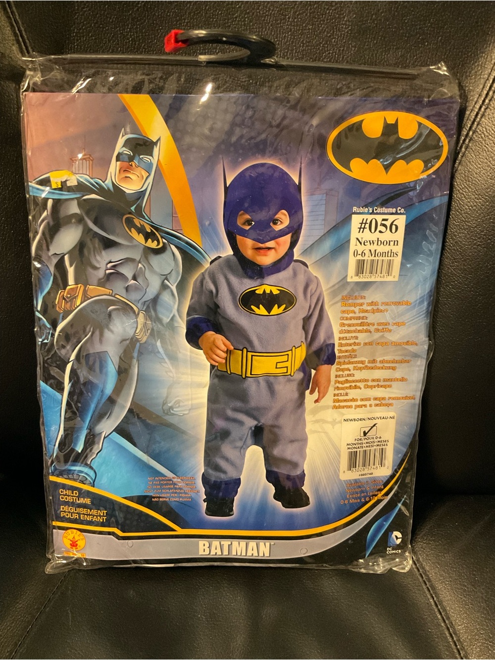 DC Comics Baby Batman Costume - Blue and Yellow